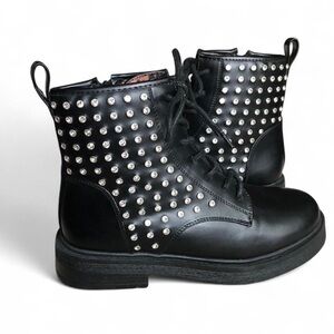 Girl's Boots Steve Madden Bossy Combat Boot Size 5